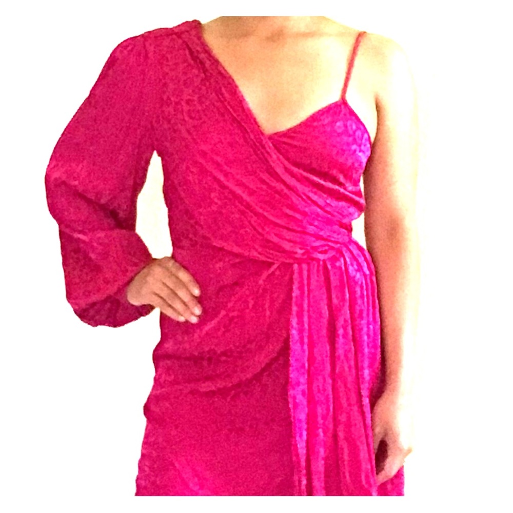 Leopard Print Pink Dress